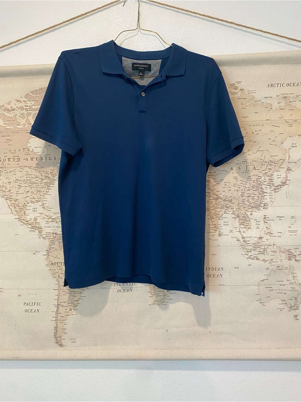 Banana Republic Men's Polo in Deep Navy